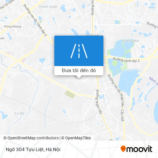 Bản đồ Ngõ 304 Tựu Liệt