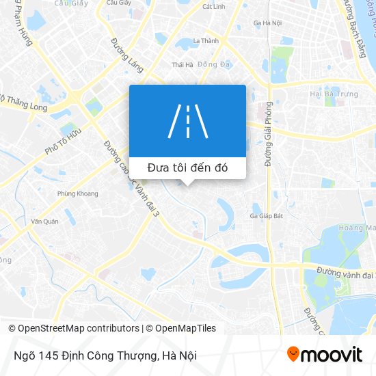 Bản đồ Ngõ 145 Định Công Thượng