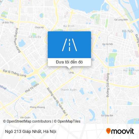 Bản đồ Ngõ 213 Giáp Nhất