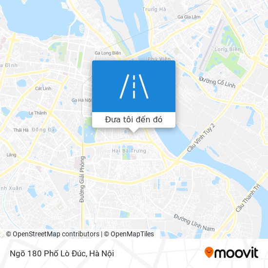 Bản đồ Ngõ 180 Phố Lò Đúc