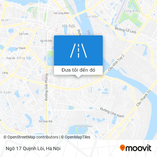 Bản đồ Ngõ 17 Quỳnh Lôi