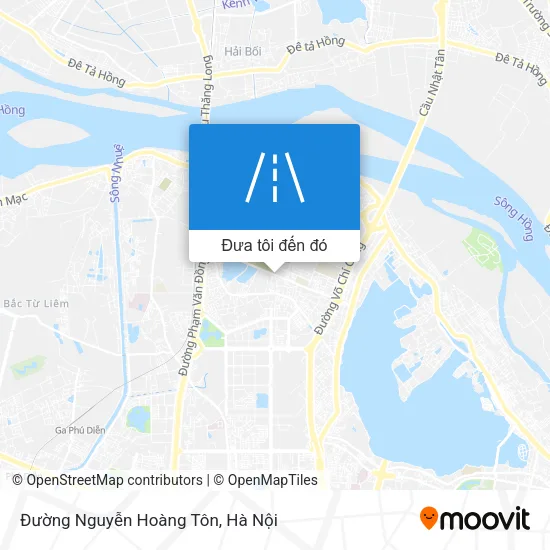 Bản đồ Đường Nguyễn Hoàng Tôn
