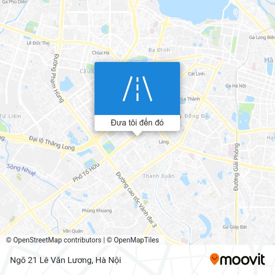 Bản đồ Ngõ 21 Lê Văn Lương