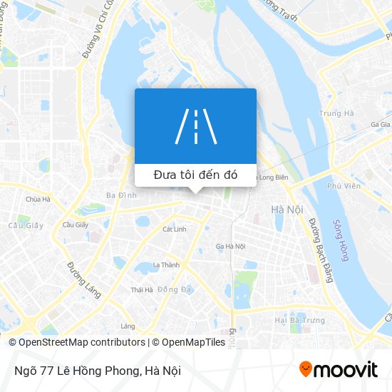 Bản đồ Ngõ 77 Lê Hồng Phong