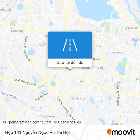 Bản đồ Ngõ 141 Nguyễn Ngọc Vũ