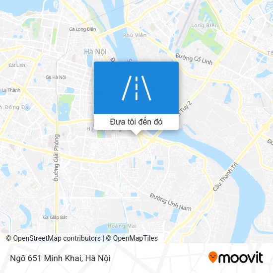Bản đồ Ngõ 651 Minh Khai