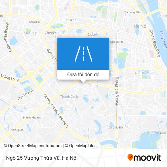 Bản đồ Ngõ 25 Vương Thừa Vũ