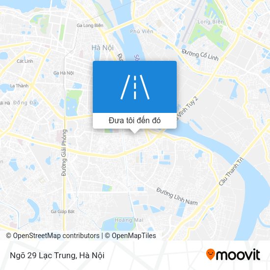 Bản đồ Ngõ 29 Lạc Trung