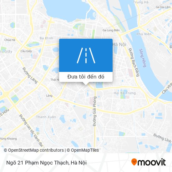 Bản đồ Ngõ 21 Phạm Ngọc Thạch