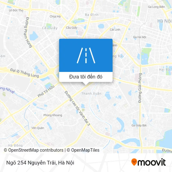 Bản đồ Ngõ 254 Nguyễn Trãi