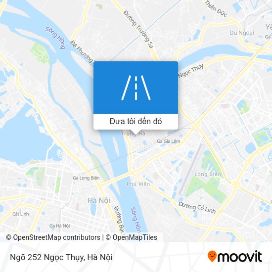 Bản đồ Ngõ 252 Ngọc Thụy