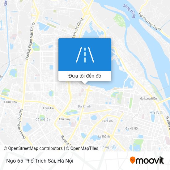 Bản đồ Ngõ 65 Phố Trích Sài