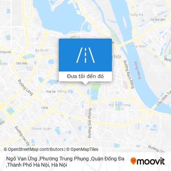 Bản đồ Ngõ Vạn Ừng ,Phường Trung Phụng ,Quận Đống Đa ,Thành Phố Hà Nội