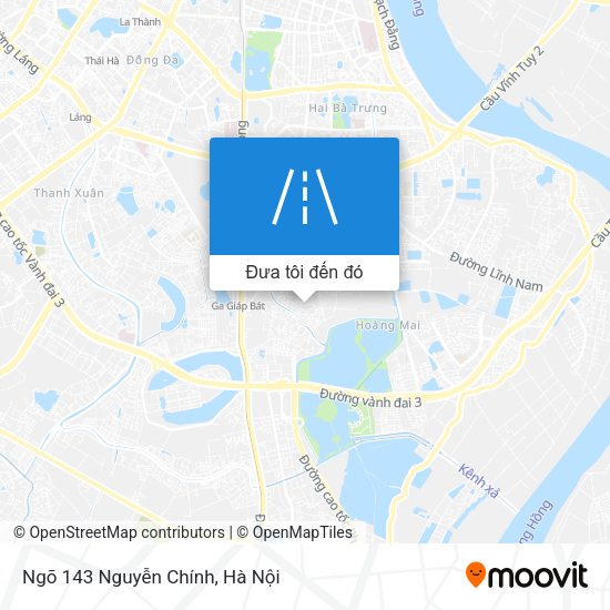 Bản đồ Ngõ 143 Nguyễn Chính
