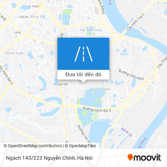 Bản đồ Ngách 143/223 Nguyễn Chính