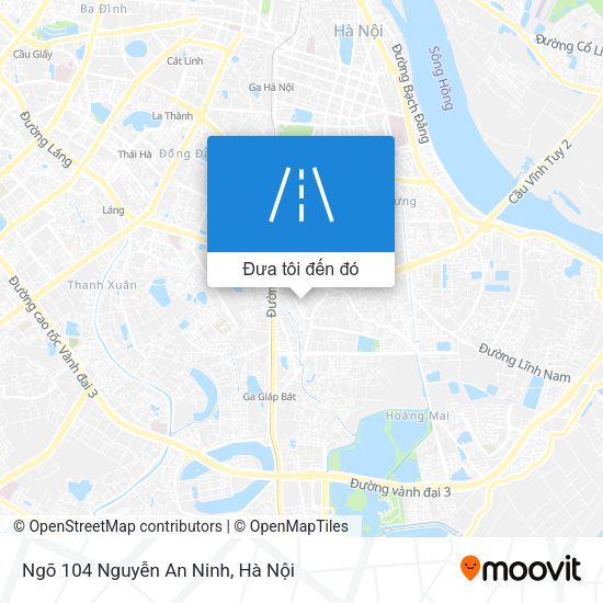 Bản đồ Ngõ 104 Nguyễn An Ninh