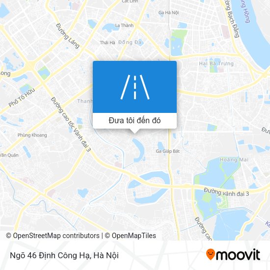 Bản đồ Ngõ 46 Định Công Hạ