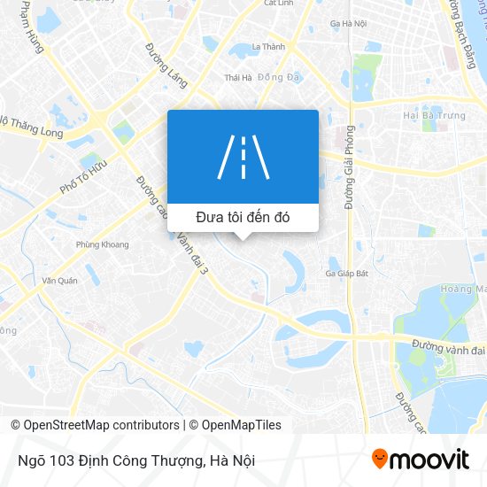 Bản đồ Ngõ 103 Định Công Thượng