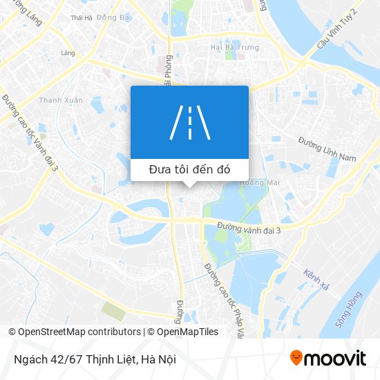 Bản đồ Ngách 42/67 Thįnh Liệt