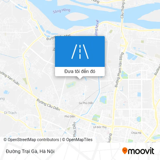Bản đồ Đường Trại Gà