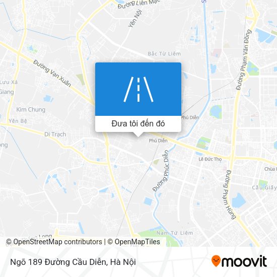 Bản đồ Ngõ 189 Đường Cầu Diễn