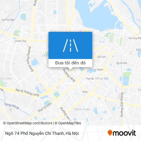 Bản đồ Ngõ 74 Phố Nguyễn Chí Thanh