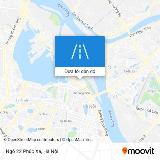 Bản đồ Ngõ 22 Phúc Xá