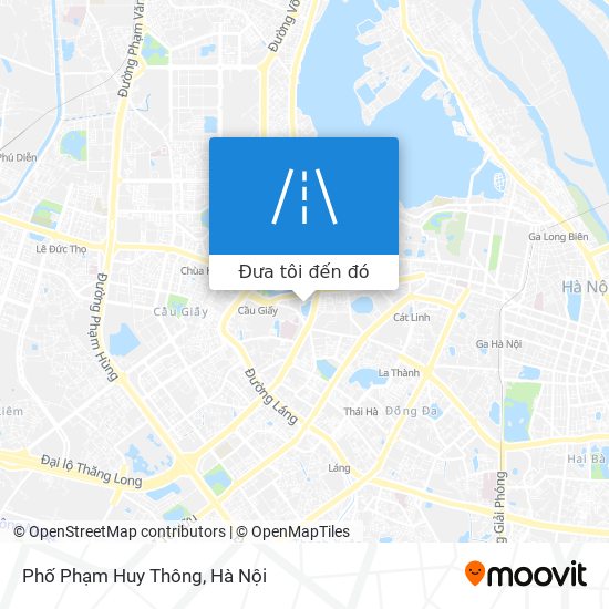 Bản đồ Phố Phạm Huy Thông