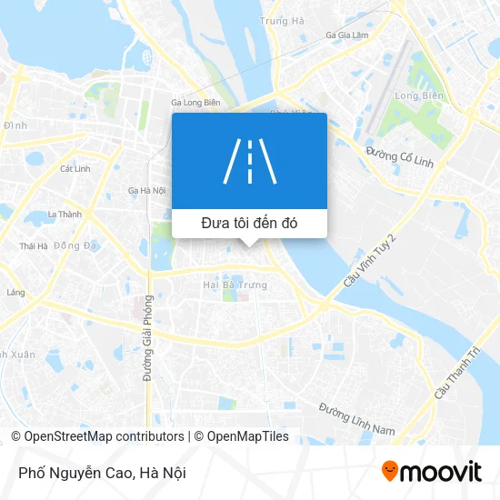 Bản đồ Phố Nguyễn Cao