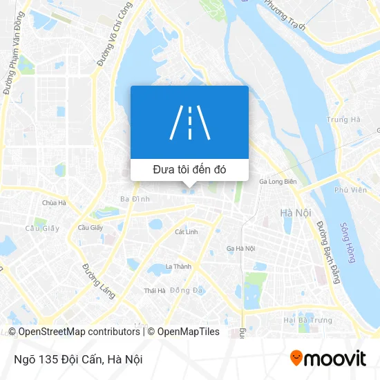 Bản đồ Ngõ 135 Đội Cấn