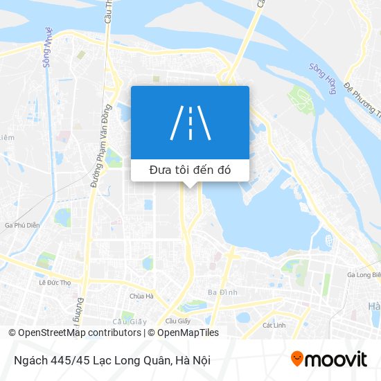 Bản đồ Ngách 445/45 Lạc Long Quân