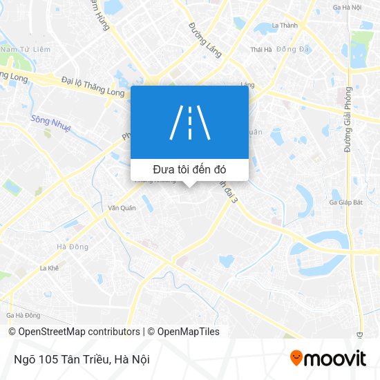 Bản đồ Ngõ 105 Tân Triều