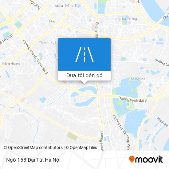 Bản đồ Ngõ 158 Đại Từ