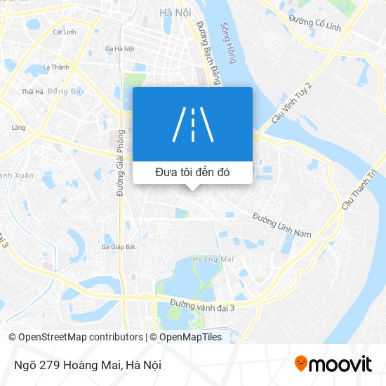 Bản đồ Ngõ 279 Hoàng Mai