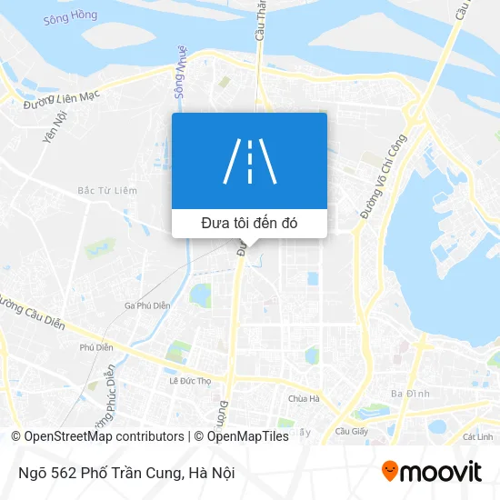 Bản đồ Ngõ 562 Phố Trần Cung