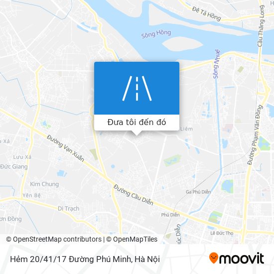 Bản đồ Hẻm 20/41/17 Đường Phú Minh