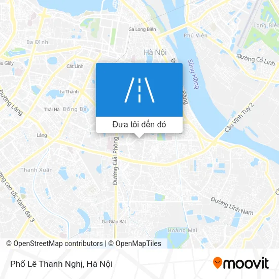 Bản đồ Phố Lê Thanh Nghị