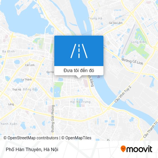 Bản đồ Phố Hàn Thuyên
