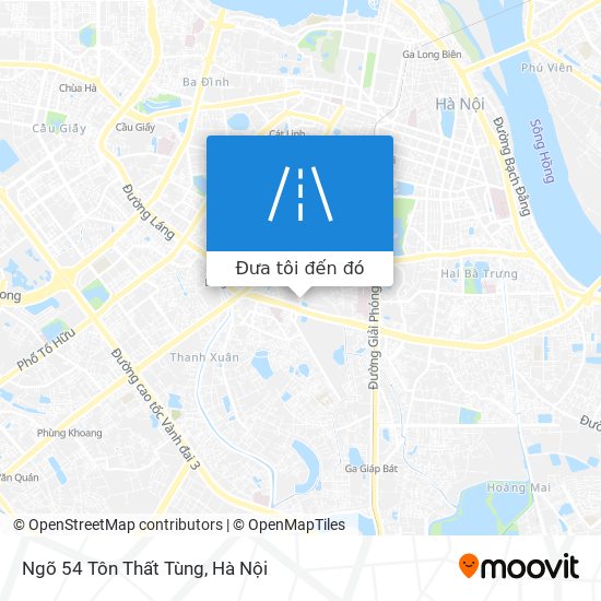 Bản đồ Ngõ 54 Tôn Thất Tùng