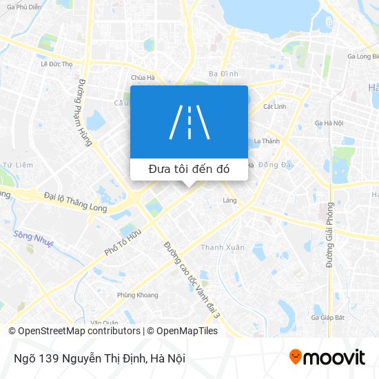 Bản đồ Ngõ 139 Nguyễn Thị Định