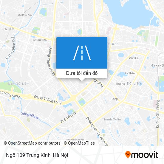 Bản đồ Ngõ 109 Trung Kính