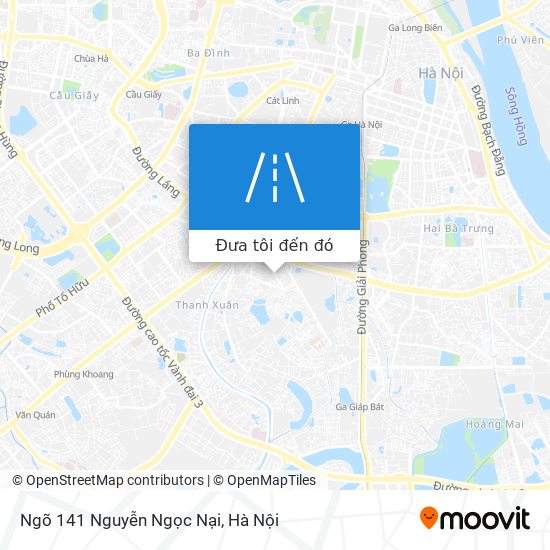 Bản đồ Ngõ 141 Nguyễn Ngọc Nại