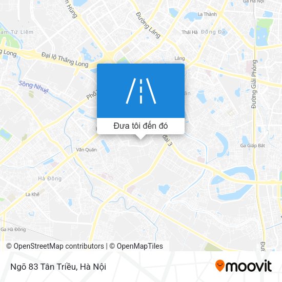 Bản đồ Ngõ 83 Tân Triều