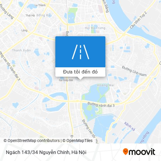Bản đồ Ngách 143/34 Nguyễn Chính