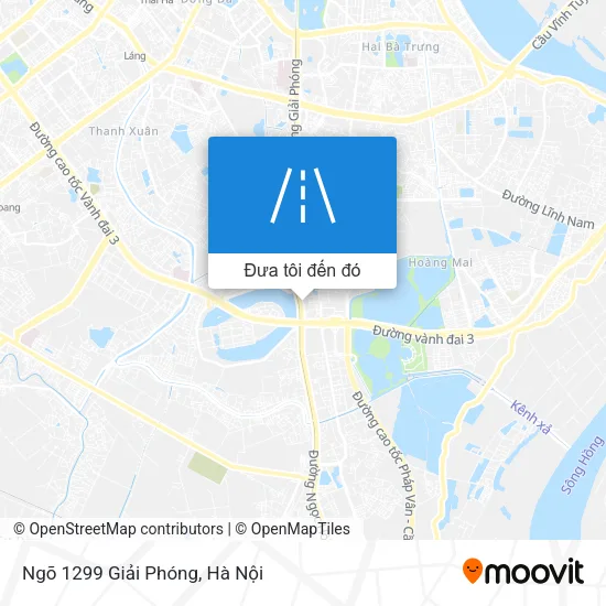 Bản đồ Ngõ 1299 Giải Phóng