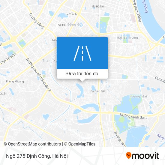 Bản đồ Ngõ 275 Định Công