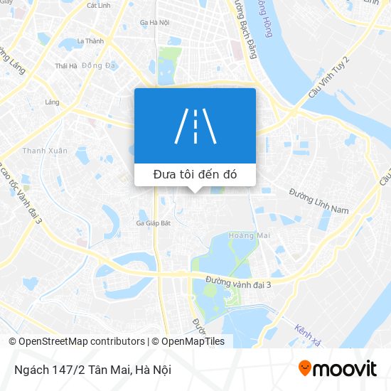 Bản đồ Ngách 147/2 Tân Mai