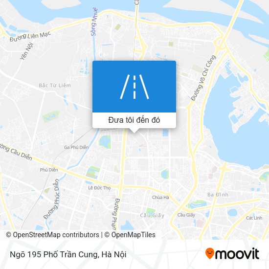 Bản đồ Ngõ 195 Phố Trần Cung