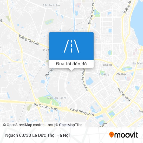 Bản đồ Ngách 63/30 Lê Đức Thọ