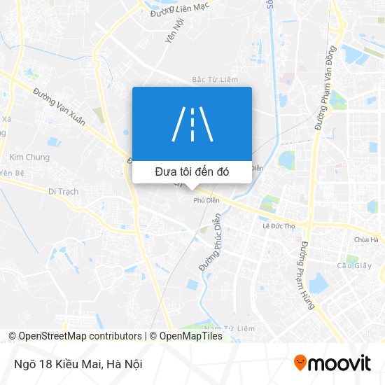 Bản đồ Ngõ 18 Kiều Mai